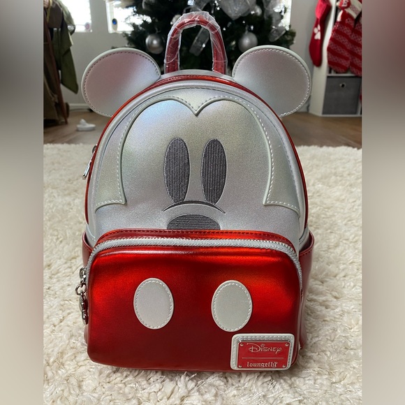 disney mini backpack sale Loungefly Mickey Mouse Herschel Classic Backpack - an applique Color:wave-nightblue Dog Carrier